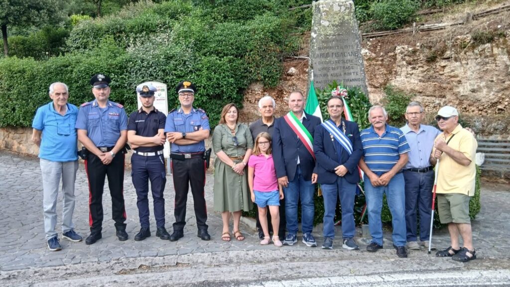 Sanza ricorda Carlo Pisacane nel 169° anniversario della Spedizione di Sapri