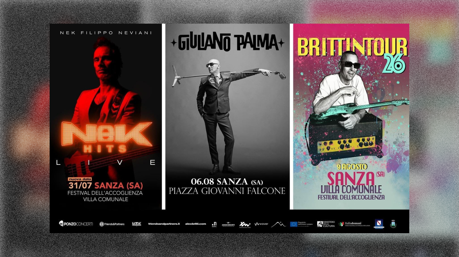 A Sanza un “viaggio nell’anima” con tre grandi artisti per il Festival dell’accoglienza