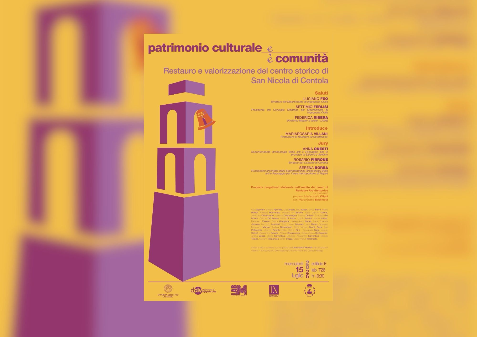 Università di Fisciano, studenti progettano il restauro del borgo di San Nicola di Centola