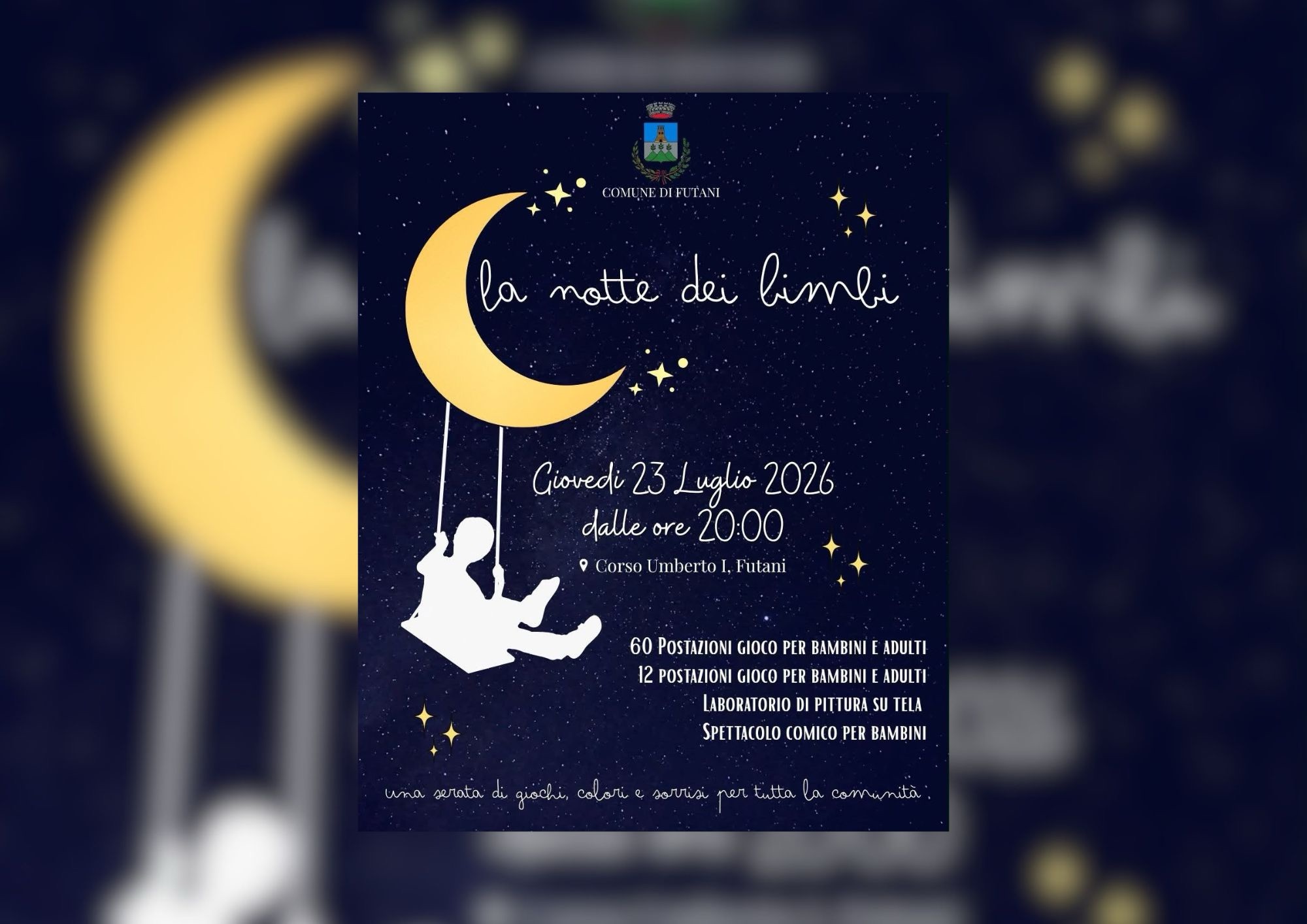 Futani: torna “La Notte dei bimbi”, giochi e laboratori per tutta la comunità