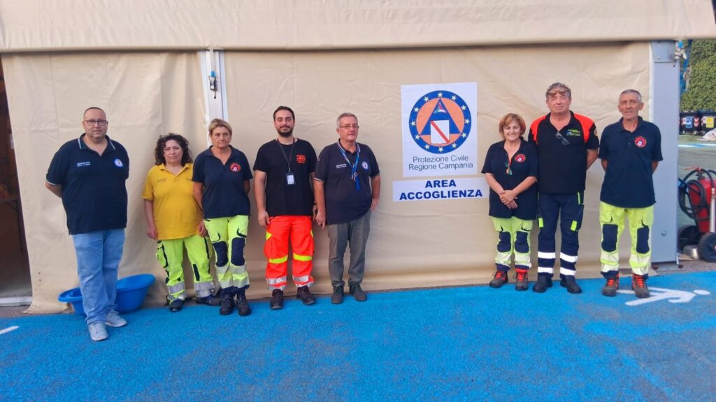 La Protezione civile Sassano Gruppo lucano in prima linea a Napoli dopo lo sciame sismico