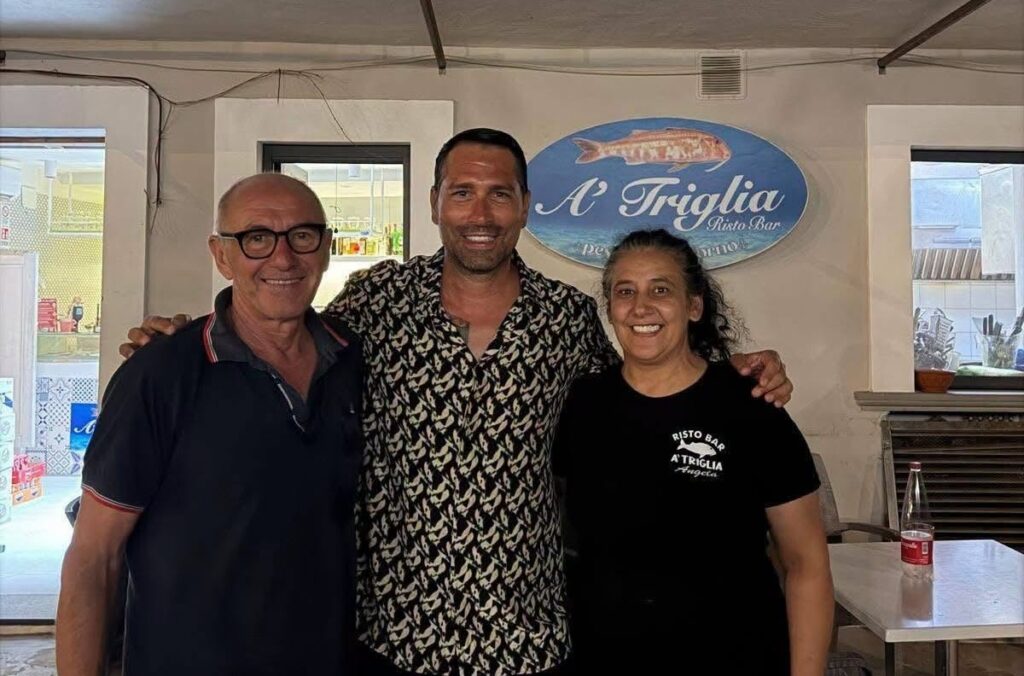 Marco Borriello sceglie il Cilento per le sue vacanze