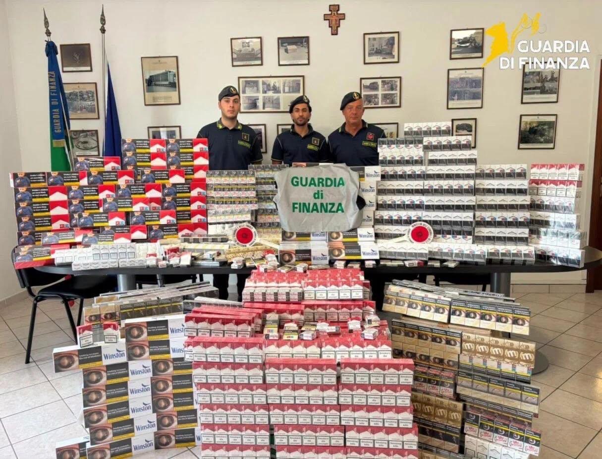 Sigarette di contrabbando a Salerno, sequestrati oltre 100 chili