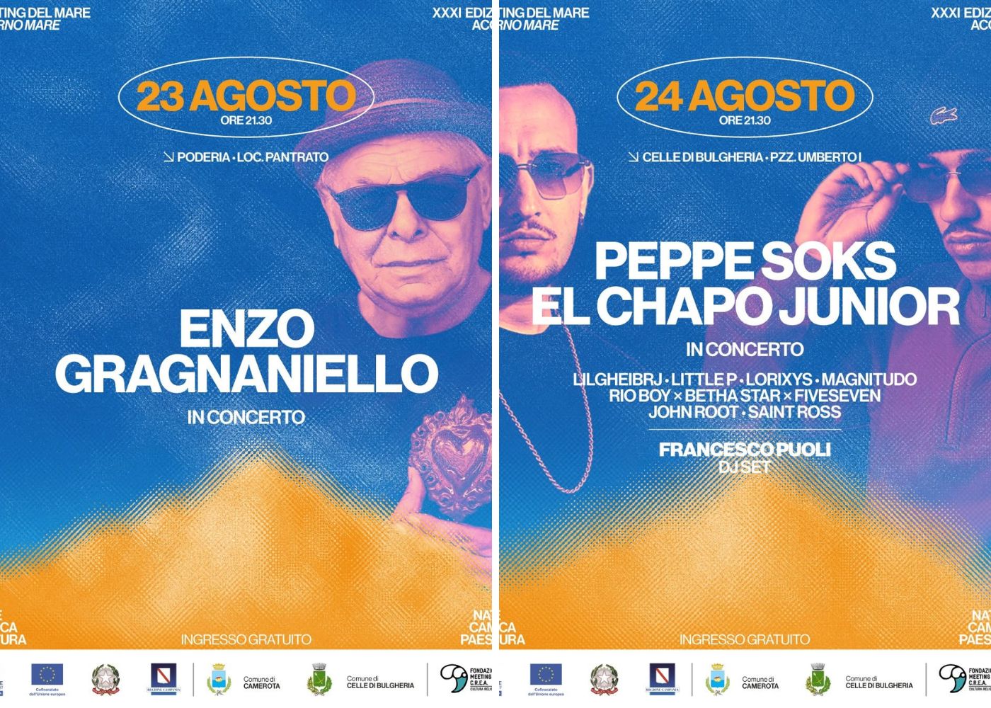 Meeting del Mare: l’anteprima della 31esima edizione con Gragnaniello, El Chapo e Peppe Soks