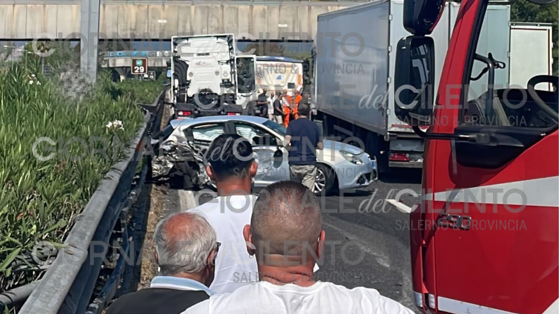 Incidente sull’A2 tra Battipaglia e Pontecagnano: autostrada chiusa