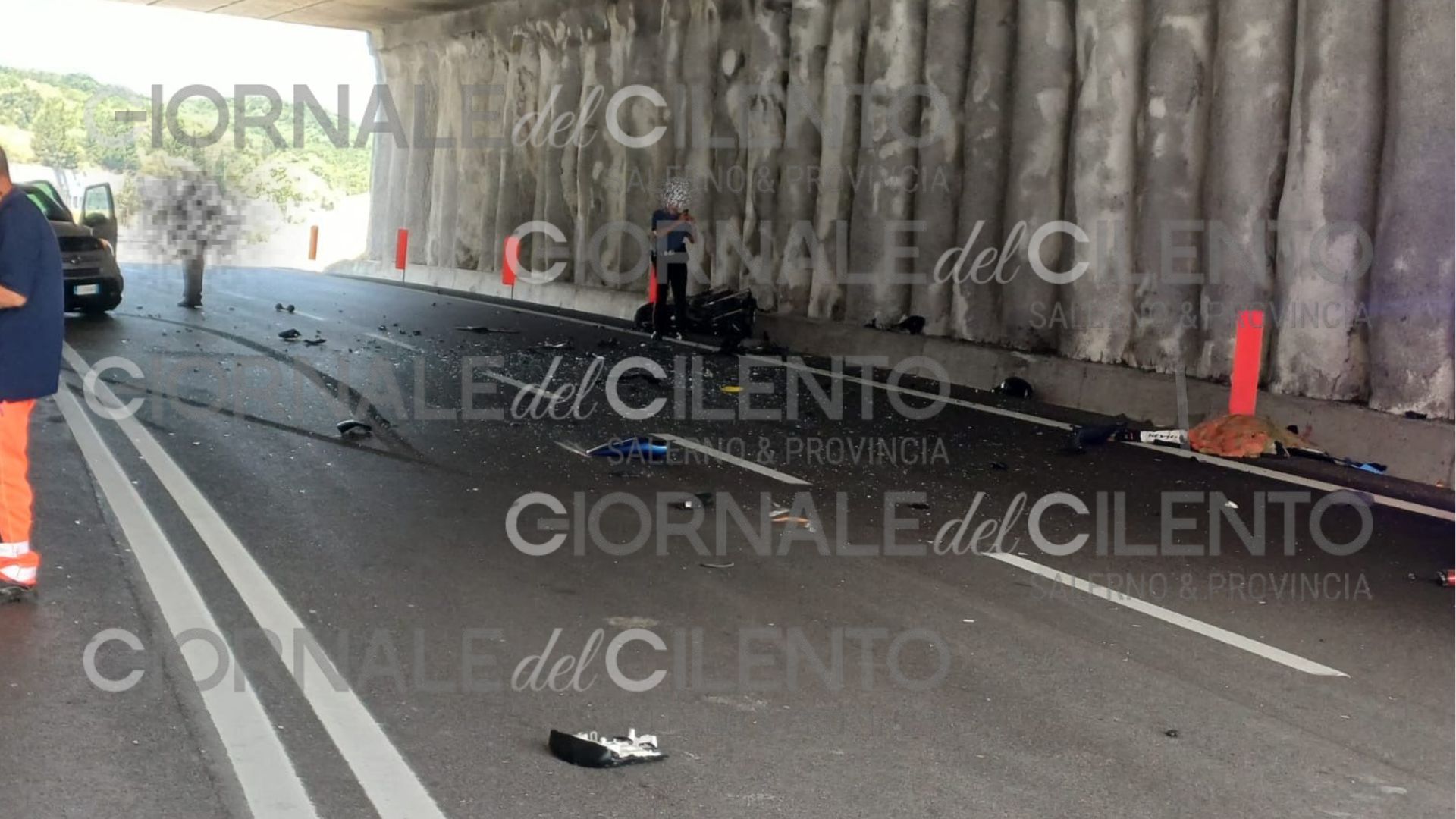 Tragico incidente sulla Cilentana: muore motociclista di 37 anni