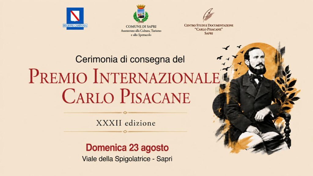 Sapri, è il giorno del Premio Pisacane: stasera la XXXII edizione