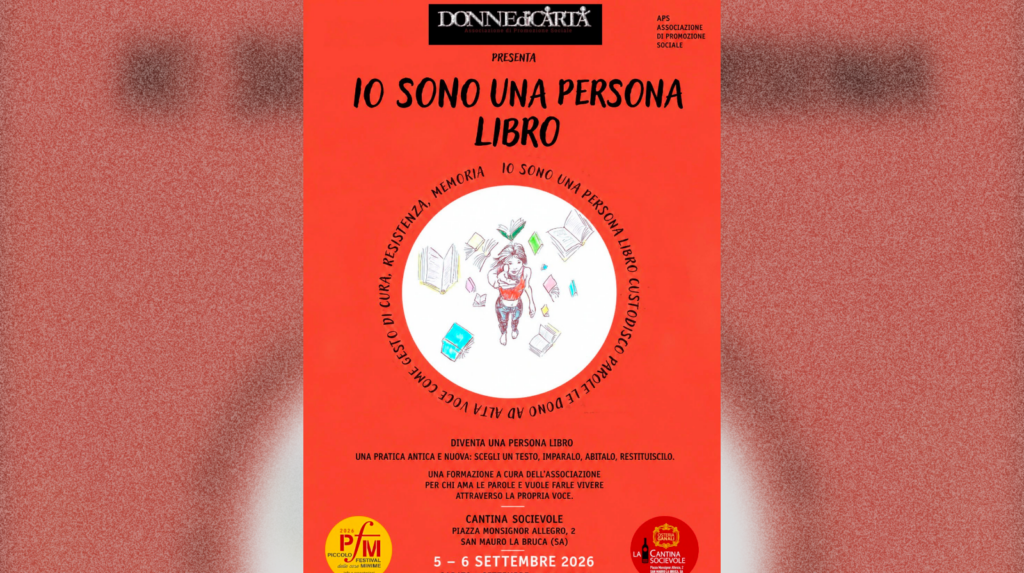 Le persone libro di Donne di carta arrivano nel Cilento