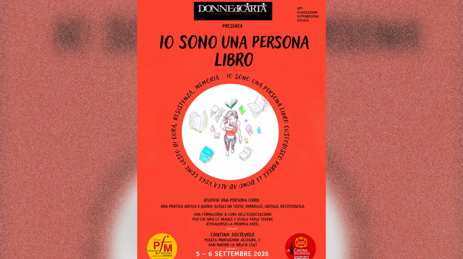 Le persone libro di Donne di carta arrivano nel Cilento