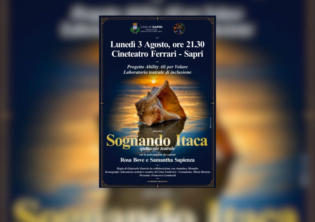 Sapri, “Sognando Itaca”: il teatro dell’inclusione va in scena al Ferrari
