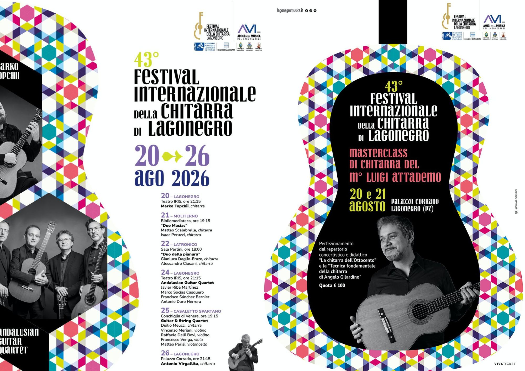 A Casaletto Spartano una tappa della 43ª edizione del Festival Internazionale della Chitarra di Lagonegro