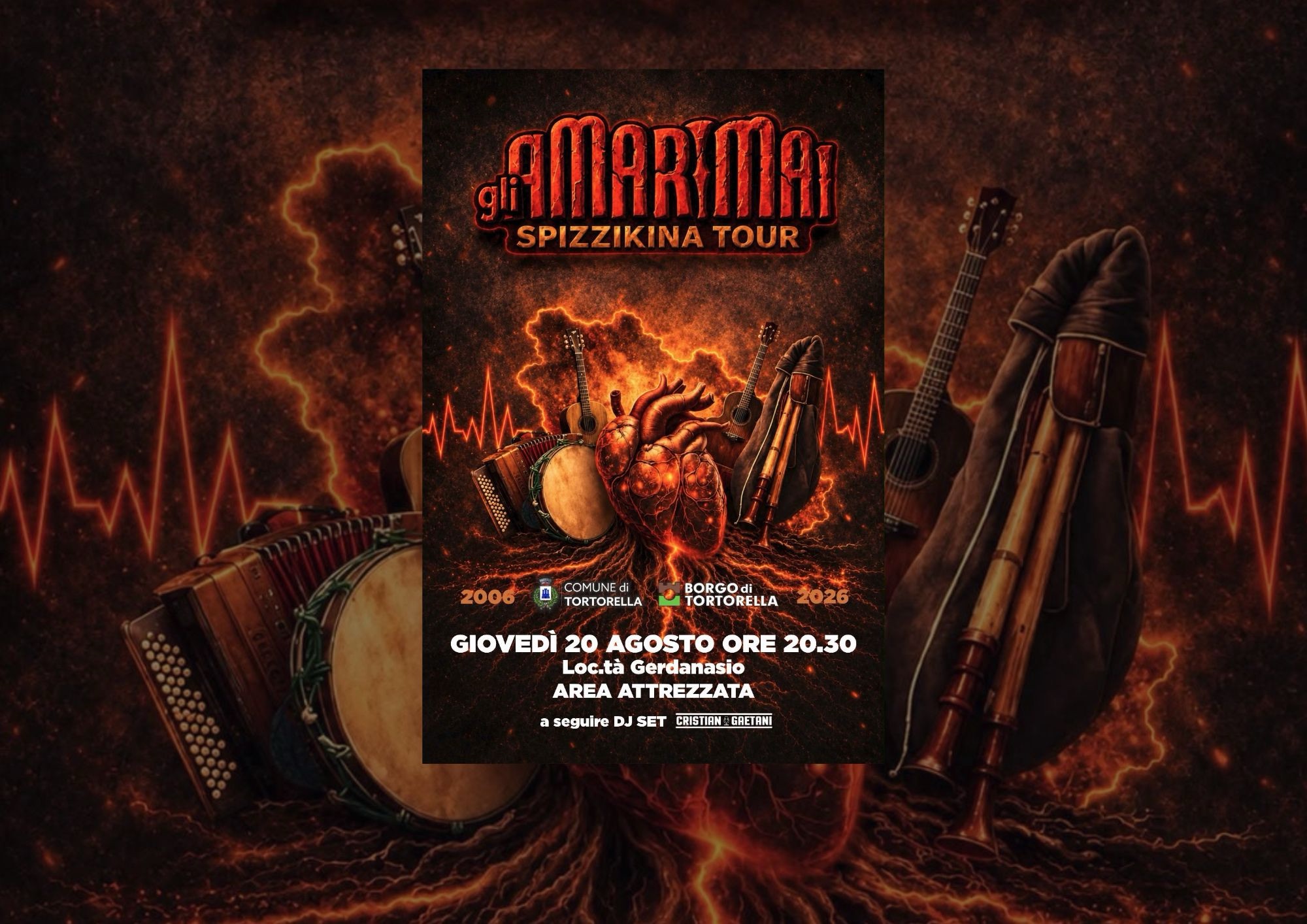 Tortorella, musica e sapori per il “Spizzikina Tour” degli Amarimai