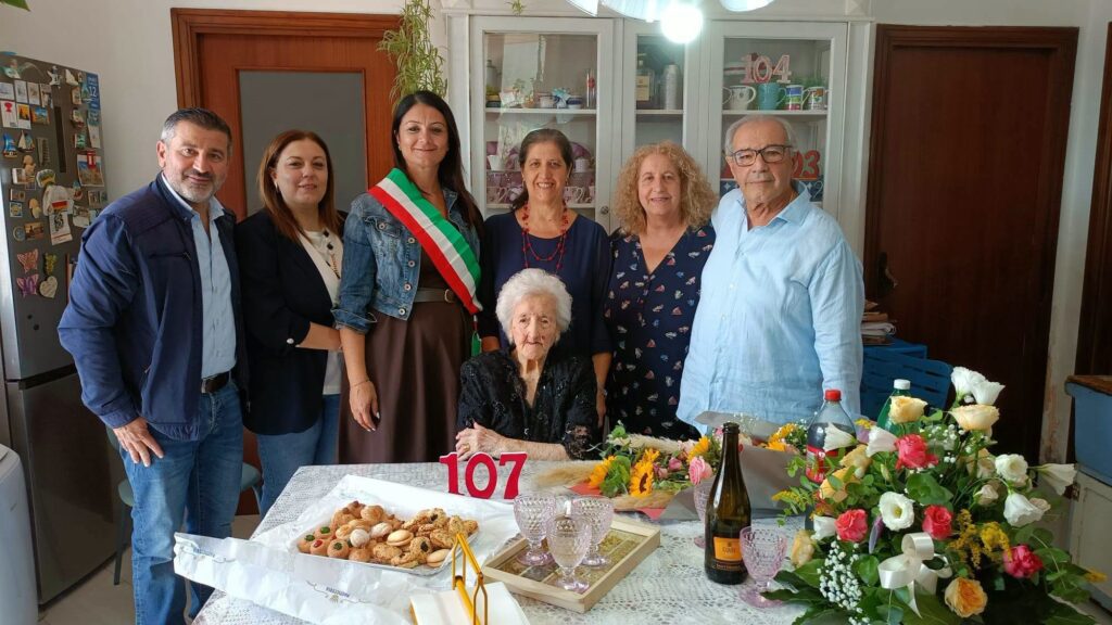 San Cipriano Picentino, Anna D’Ascoli compie 107 anni