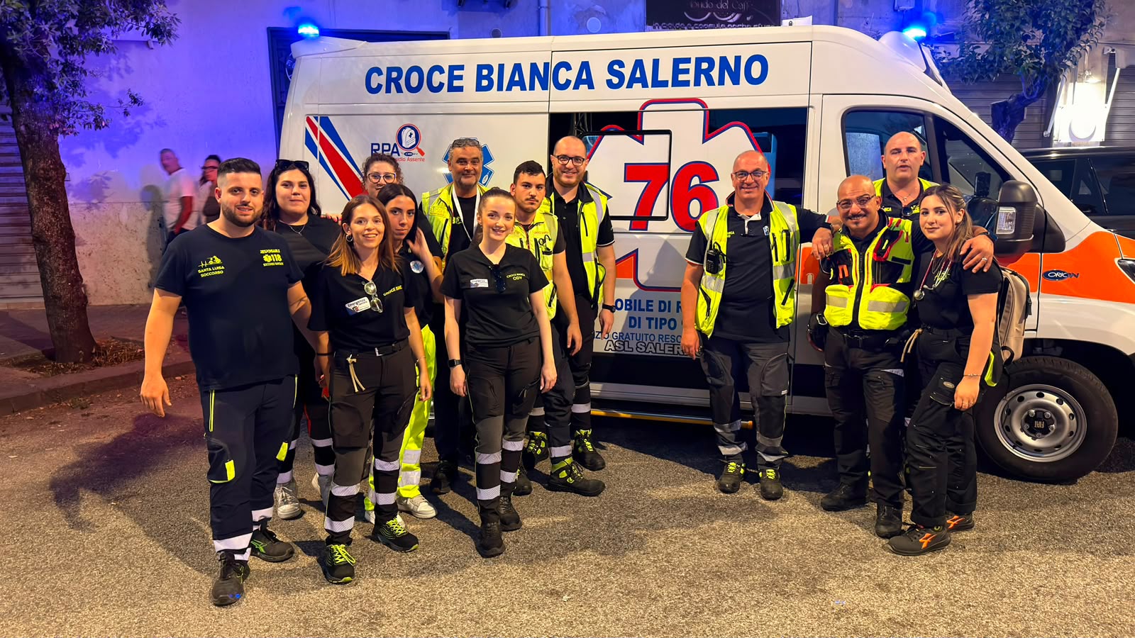 Croce Bianca Salerno: «La nostra missione: aiutare chi è in difficoltà»