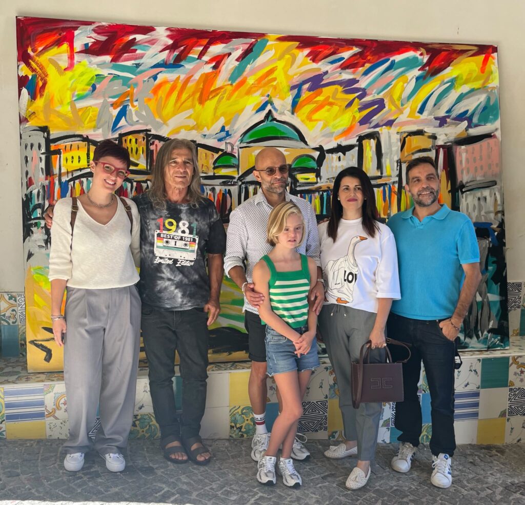 Arte e inclusione, Mangone dona una tela di Van Gogh alla Fondazione A Ruota Libera di Luca Trapanese