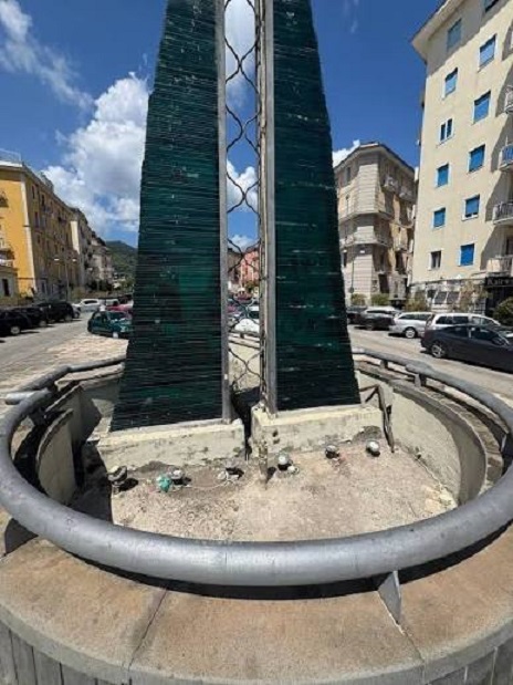 Fenailp Salerno città: «La fontana Falcone e Borsellino torni a vivere»