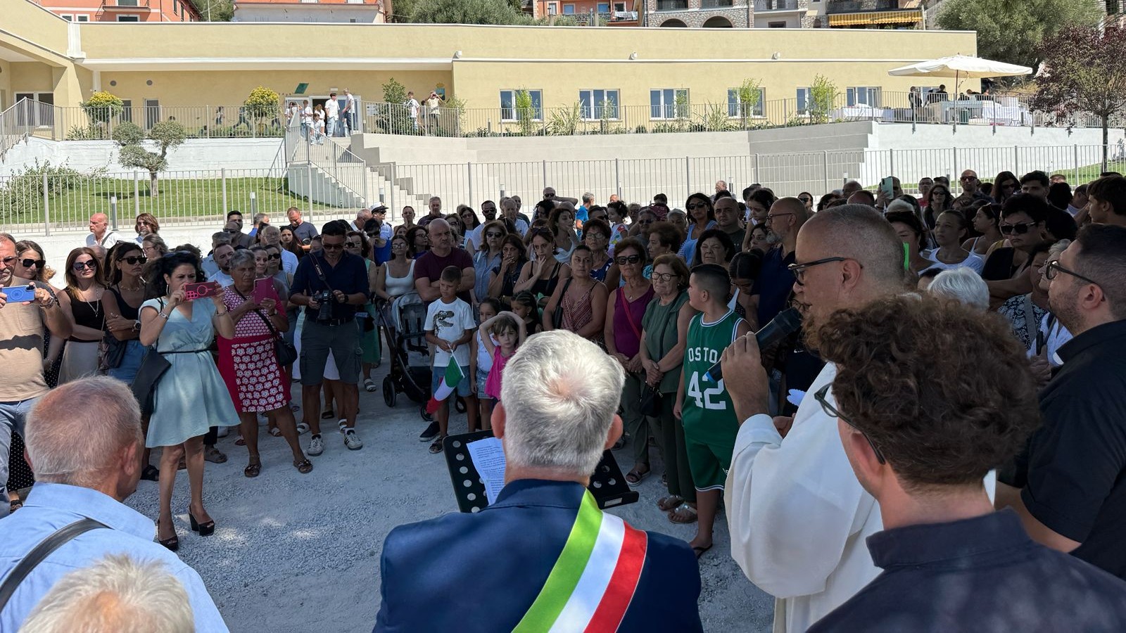Lentiscosa, benedetto il nuovo istituto scolastico: opera da 2 milioni