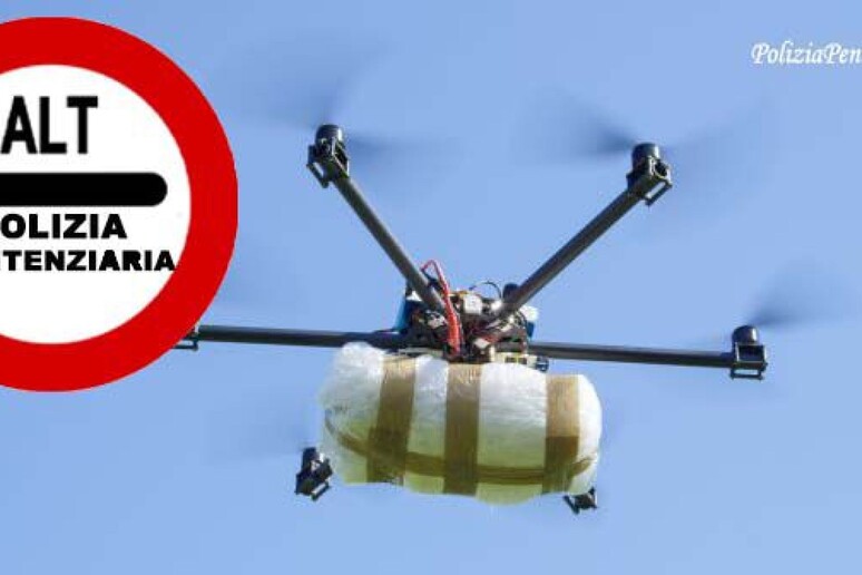 Salerno, drone con droga e coltello intercettato sopra il carcere