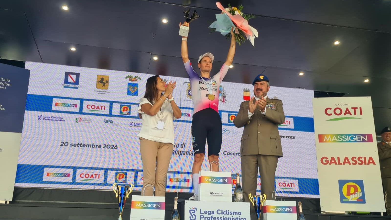 Giro di Campania, l’uruguaiano Fagundez vince la Corsa della meraviglie