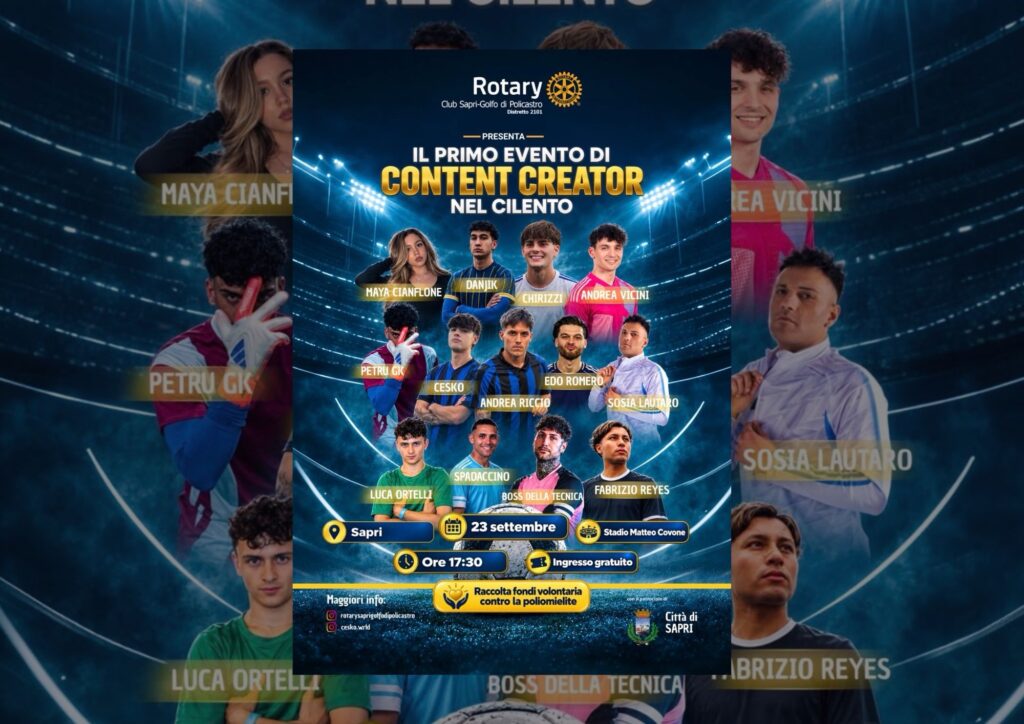 A Sapri il primo evento di Content Creator nel Cilento