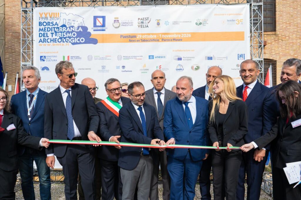 Turismo archeologico, inaugurata la Borsa di Paestum: 750 relatori e 170 conferenze