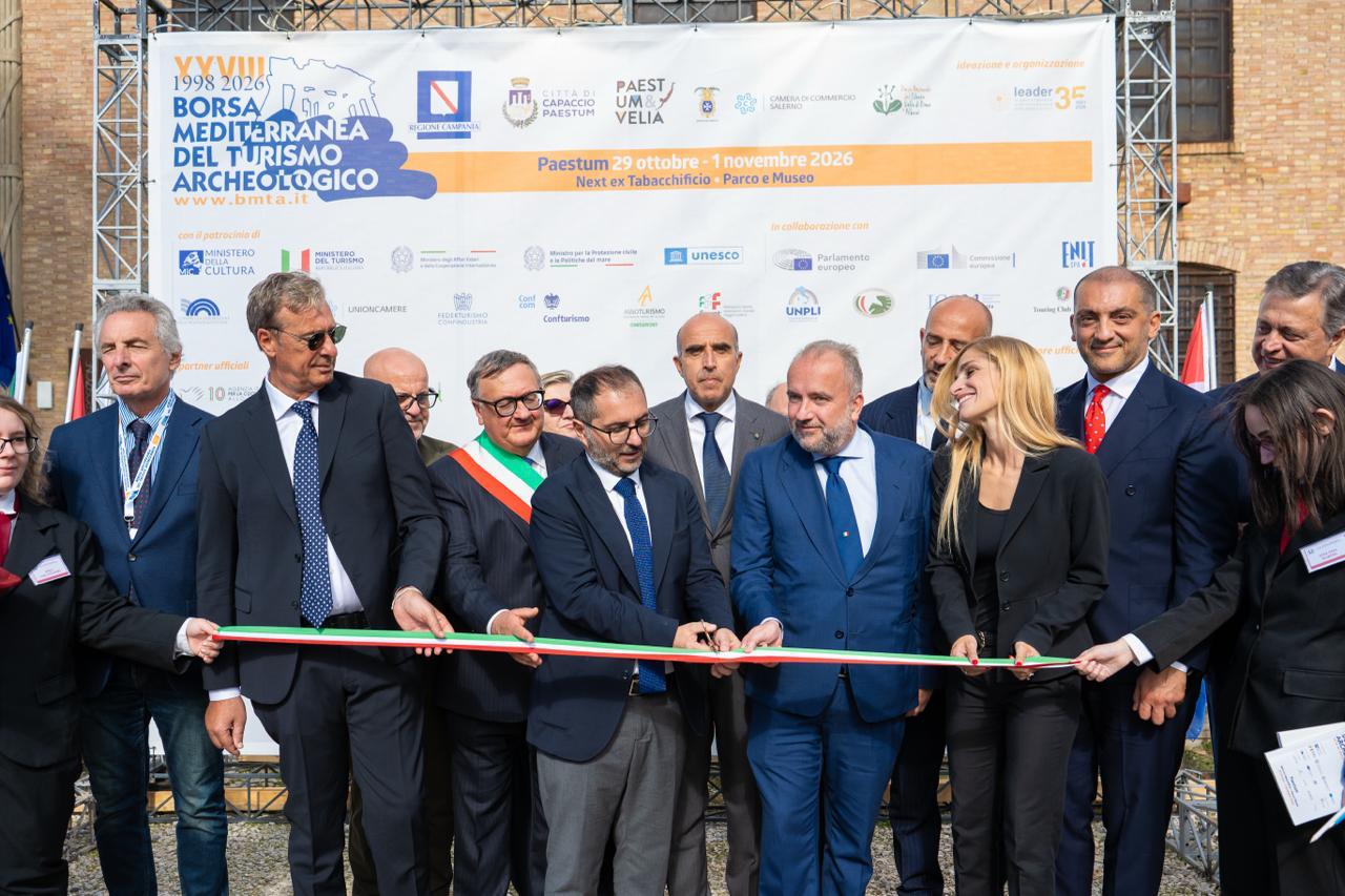 Turismo archeologico, inaugurata la Borsa di Paestum: 750 relatori e 170 conferenze