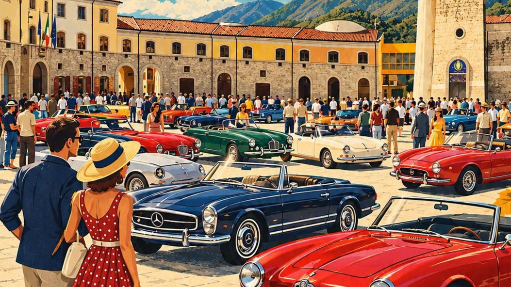 Cabrio e spider protagoniste della Festa della castagna a Montella: appuntamento il 1^ novembre