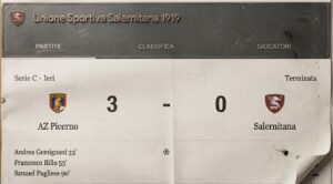Salernitana, notte fonda a Picerno: sconfitta per 3-0