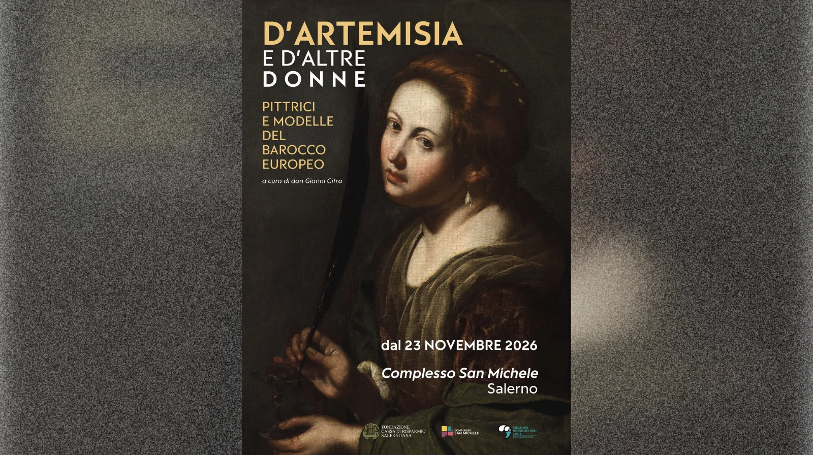 Salerno, dal 23 novembre la mostra “D’Artemisia e d’altre donne” a cura di don Gianni Citro