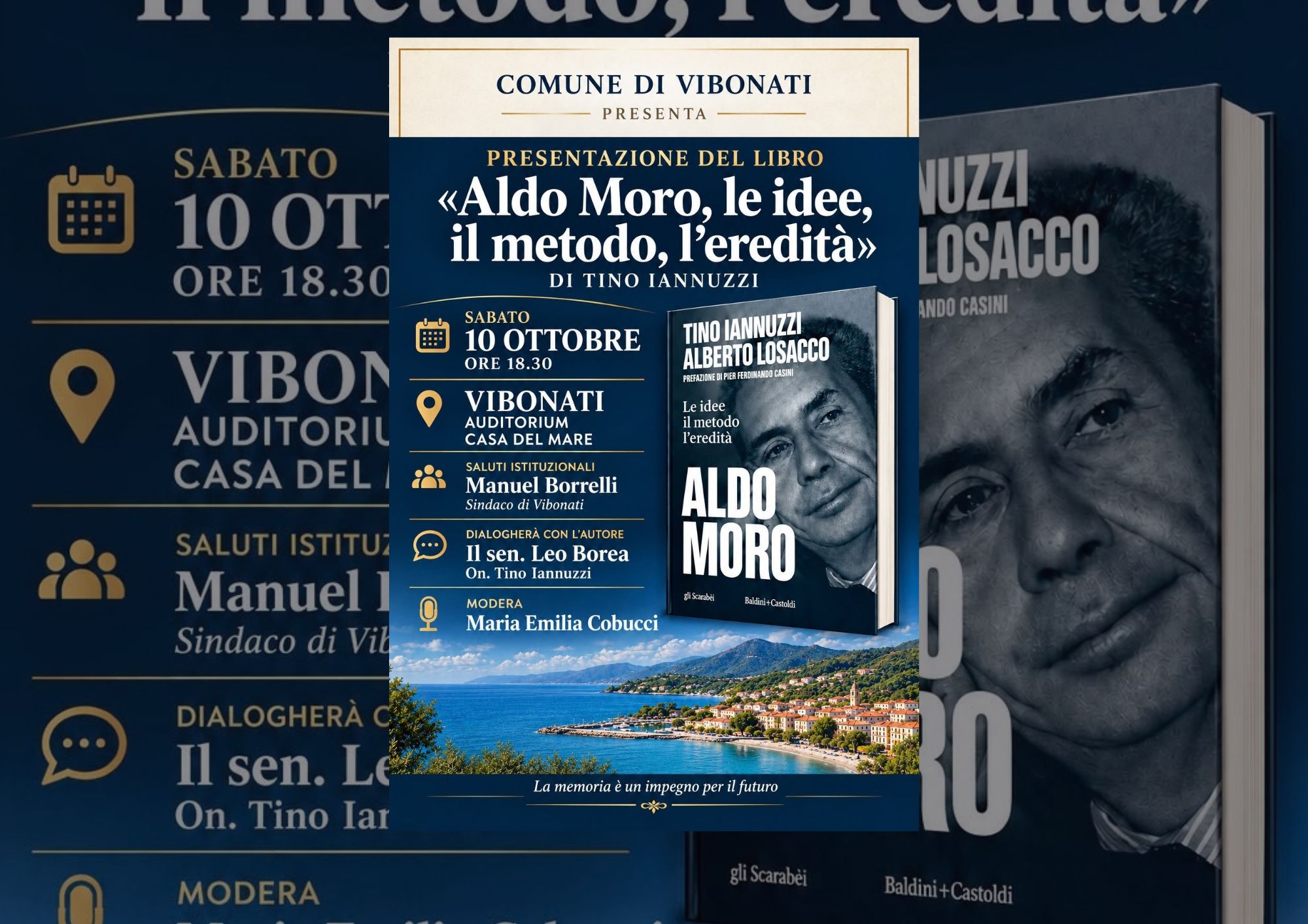 A Vibonati presentazione del libro di Tino Iannuzzi su Aldo Moro