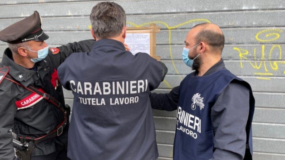 Lavoro nero nel Salernitano: 33 irregolari e sette locali sospesi