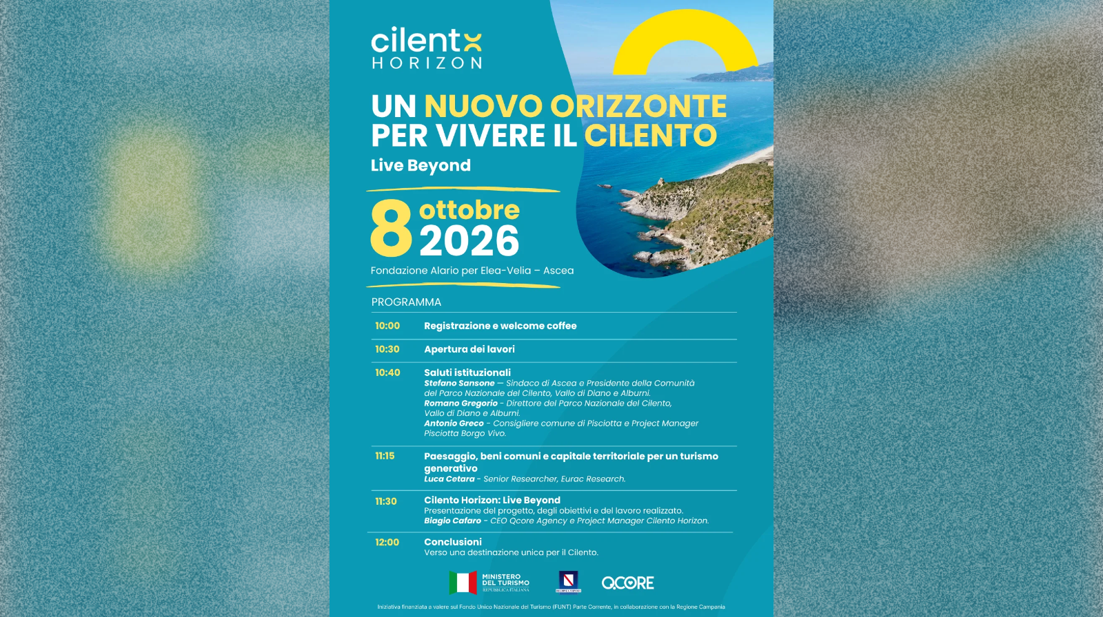 Cilento Horizon, un nuovo strumento digitale per promuovere e vivere il Cilento: la presentazione ad Ascea