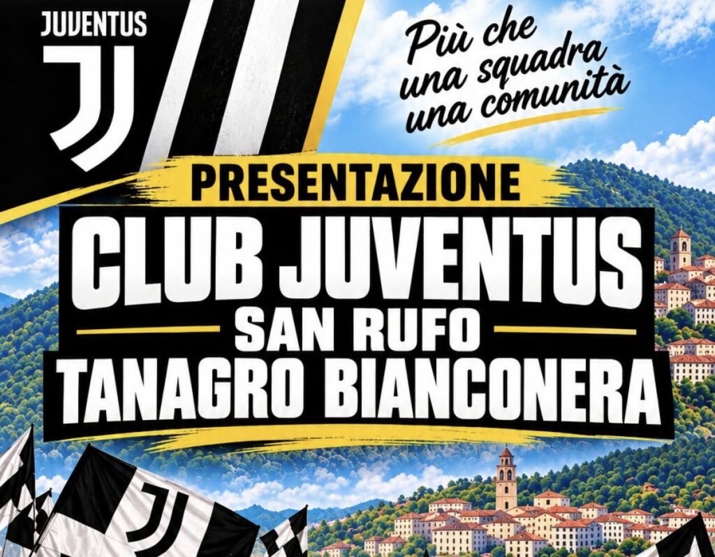 San Rufo, nasce il Juventus Club “Tanagro Bianconera”: incontro pubblico sabato