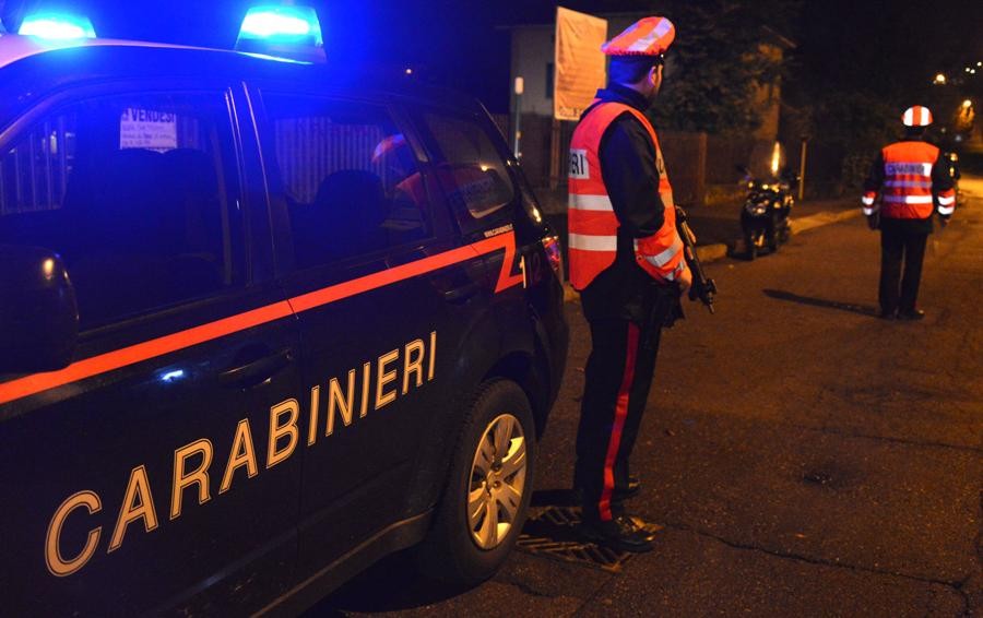 Controlli nel Cilento, carabinieri sulle strade nella notte