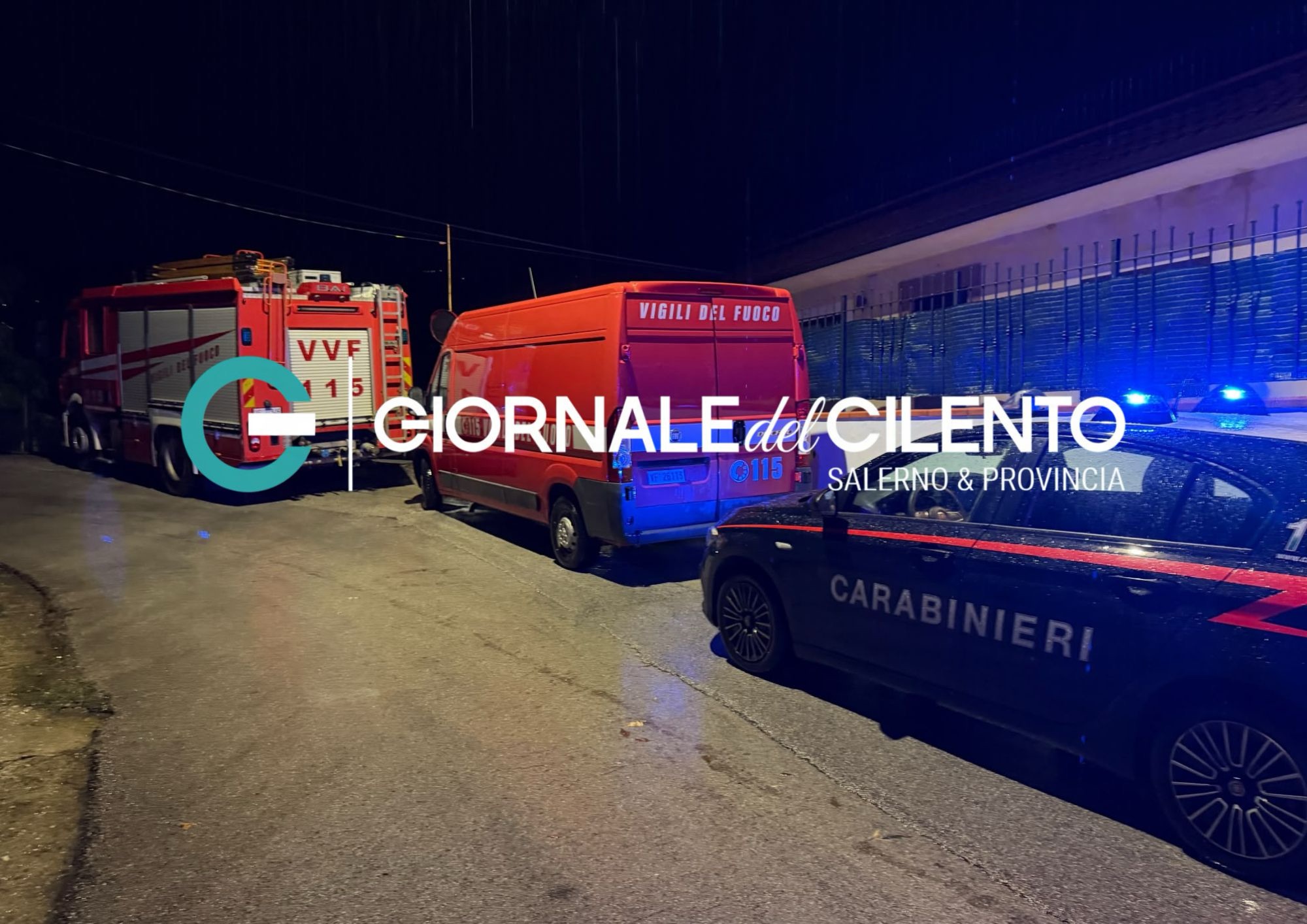 Maltempo nel Cilento, auto travolta dalla piena a Montecorice: uomo bloccato